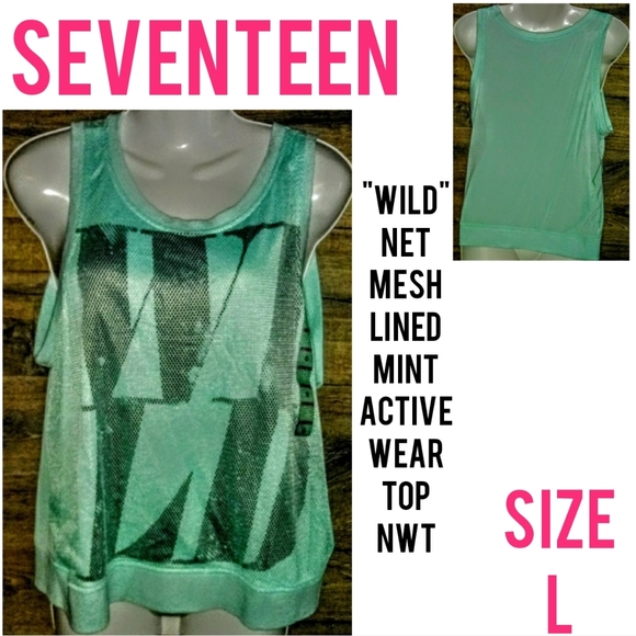 Seventeen Tops - Seventeen Top Size L Active Wear Graphic Tank